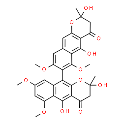 ChemSpider 2D Image | Aurasperone B | C32H30O12