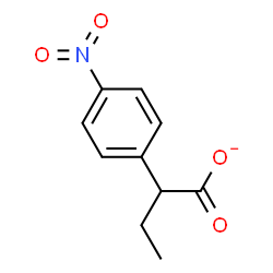 ChemSpider 2D Image | 2-(4-Nitrophenyl)butanoate | C10H10NO4