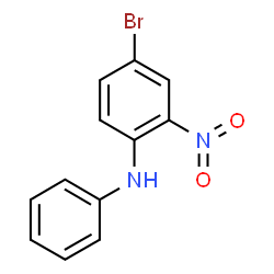 ChemSpider 2D Image | 4-Bromo-2-nitro-N-phenylaniline | C12H9BrN2O2