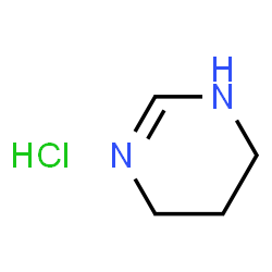 ChemSpider 2D Image | 1,4,5,6-Tetrahydropyrimidine hydrochloride (1:1) | C4H9ClN2