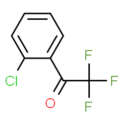 ChemSpider 2D Image | 2'-Chloro-2,2,2-Trifluoroacetophenone | C8H4ClF3O