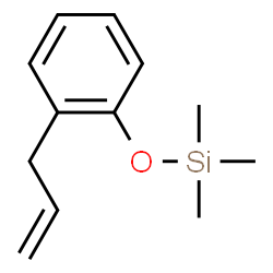 ChemSpider 2D Image | (2-Allylphenoxy)(trimethyl)silane | C12H18OSi