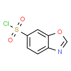 ChemSpider 2D Image | 1,3-Benzoxazole-6-sulfonyl chloride | C7H4ClNO3S