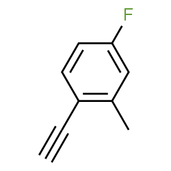 ChemSpider 2D Image | 1-Ethynyl-4-fluoro-2-methylbenzene | C9H7F
