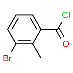 ChemSpider 2D Image | 3-Bromo-2-methylbenzoyl chloride | C8H6BrClO
