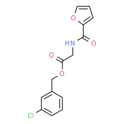 ChemSpider 2D Image | 3-Chlorobenzyl N-2-furoylglycinate | C14H12ClNO4
