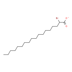 ChemSpider 2D Image | 2-Bromooctadecanoate | C18H34BrO2