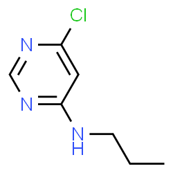 ChemSpider 2D Image | 4-Chloro-6-propylaminopyrimidine | C7H10ClN3
