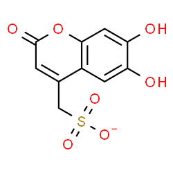 ChemSpider 2D Image | (6,7-Dihydroxy-2-oxo-2H-chromen-4-yl)methanesulfonate | C10H7O7S