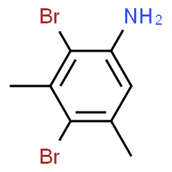 ChemSpider 2D Image | 2,4-Dibromo-3,5-dimethylaniline | C8H9Br2N