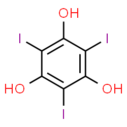 ChemSpider 2D Image | triiodophloroglucinol | C6H3I3O3