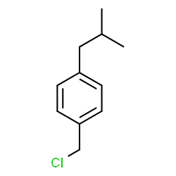 ChemSpider 2D Image | 1-(Chloromethyl)-4-isobutylbenzene | C11H15Cl