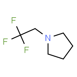 ChemSpider 2D Image | 1-(2,2,2-Trifluoroethyl)pyrrolidine | C6H10F3N