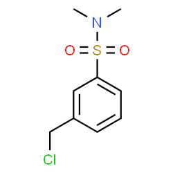 ChemSpider 2D Image | 3-(Chloromethyl)-N,N-dimethylbenzenesulfonamide | C9H12ClNO2S
