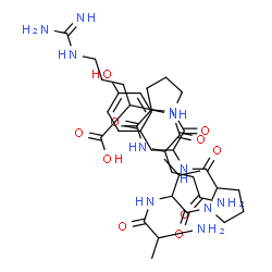 ChemSpider 2D Image | Alanylvalylprolyltyrosylprolylglutaminylarginine | C38H59N11O10