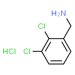 ChemSpider 2D Image | 1-(2,3-Dichlorophenyl)methanamine hydrochloride (1:1) | C7H8Cl3N