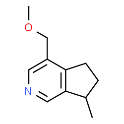 ChemSpider 2D Image | 4-(Methoxymethyl)-7-methyl-6,7-dihydro-5H-cyclopenta[c]pyridine | C11H15NO