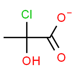 ChemSpider 2D Image | 2-Chloro-2-hydroxypropanoate | C3H4ClO3