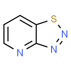 ChemSpider 2D Image | [1,2,3]Thiadiazolo[4,5-b]pyridine | C5H3N3S