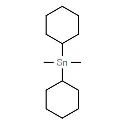 ChemSpider 2D Image | DICYCLOHEXYLDIMETHYLTIN | C14H28Sn