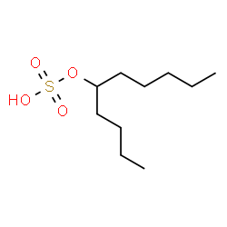 ChemSpider 2D Image | 5-Decanyl hydrogen sulfate | C10H22O4S