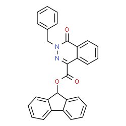 ChemSpider 2D Image | 9H-Fluoren-9-yl 3-benzyl-4-oxo-3,4-dihydro-1-phthalazinecarboxylate | C29H20N2O3