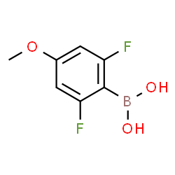 ChemSpider 2D Image | 2,6-Difluoro-4-methoxyphenylboronic acid | C7H7BF2O3