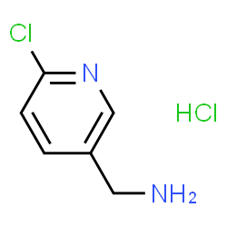 ChemSpider 2D Image | C-(6-Chloro-pyridin-3-yl)-methylamine hydrochloride | C6H8Cl2N2