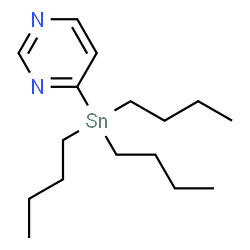 ChemSpider 2D Image | 4-(Tributylstannyl)pyrimidine | C16H30N2Sn