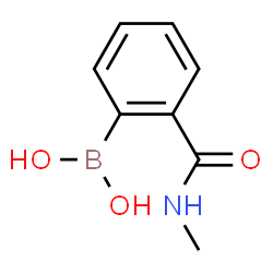 ChemSpider 2D Image | 2-(Methylcarbamoyl)phenylboronic acid | C8H10BNO3