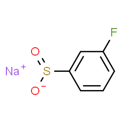 ChemSpider 2D Image | Sodium 3-fluorobenzenesulfinate | C6H4FNaO2S