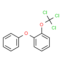 ChemSpider 2D Image | Trichloromethoxyphenoxybenzene | C13H9Cl3O2