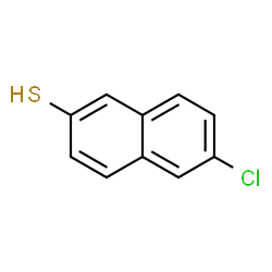 ChemSpider 2D Image | 6-Chloro-2-naphthalenethiol | C10H7ClS