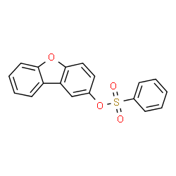 ChemSpider 2D Image | Dibenzo[b,d]furan-2-yl benzenesulfonate | C18H12O4S
