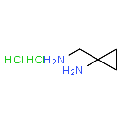 ChemSpider 2D Image | 1-(Aminomethyl)cyclopropanamine dihydrochloride | C4H12Cl2N2