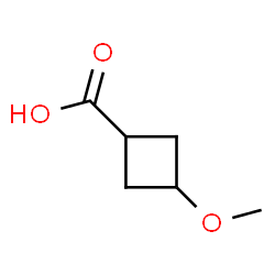 ChemSpider 2D Image | 3-Methoxycyclobutanecarboxylic acid | C6H10O3