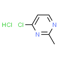 ChemSpider 2D Image | 4-CHLORO-2-METHYLPYRIMIDINE HYDROCHLORIDE | C5H6Cl2N2