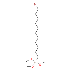 ChemSpider 2D Image | 11-Bromoundecyltrimethoxysilane | C14H31BrO3Si