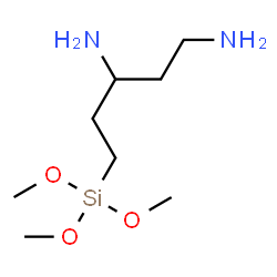 ChemSpider 2D Image | 5-(Trimethoxysilyl)-1,3-pentanediamine | C8H22N2O3Si