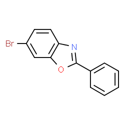 ChemSpider 2D Image | 6-Bromo-2-phenylbenzo[d]oxazole | C13H8BrNO