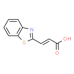 ChemSpider 2D Image | 3-Benzothiazol-2-yl-acrylic acid | C10H7NO2S