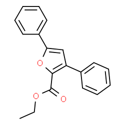 ChemSpider 2D Image | Ethyl 3,5-diphenyl-2-furoate | C19H16O3
