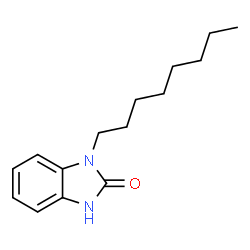 ChemSpider 2D Image | 1-Octyl-1,3-dihydro-2H-benzimidazol-2-one | C15H22N2O