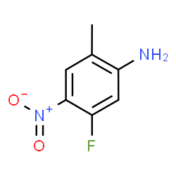 ChemSpider 2D Image | 5-Fluoro-2-methyl-4-nitroaniline | C7H7FN2O2