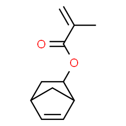 ChemSpider 2D Image | Bicyclo[2.2.1]hept-5-en-2-yl methacrylate | C11H14O2