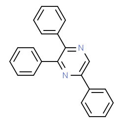 ChemSpider 2D Image | 2,3,5-Triphenylpyrazine | C22H16N2