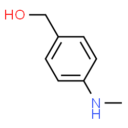 ChemSpider 2D Image | [4-(Methylamino)phenyl]methanol | C8H11NO