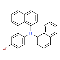 ChemSpider 2D Image | N-(4-Bromophenyl)-N-(1-naphthyl)-1-naphthalenamine | C26H18BrN