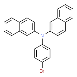 ChemSpider 2D Image | N-(4-Bromophenyl)-N-(2-naphthyl)-2-naphthalenamine | C26H18BrN