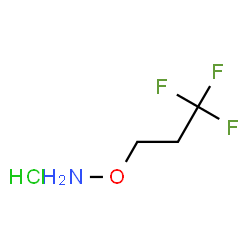 ChemSpider 2D Image | 3-(Aminooxy)-1,1,1-trifluoropropane hydrochloride (1:1) | C3H7ClF3NO